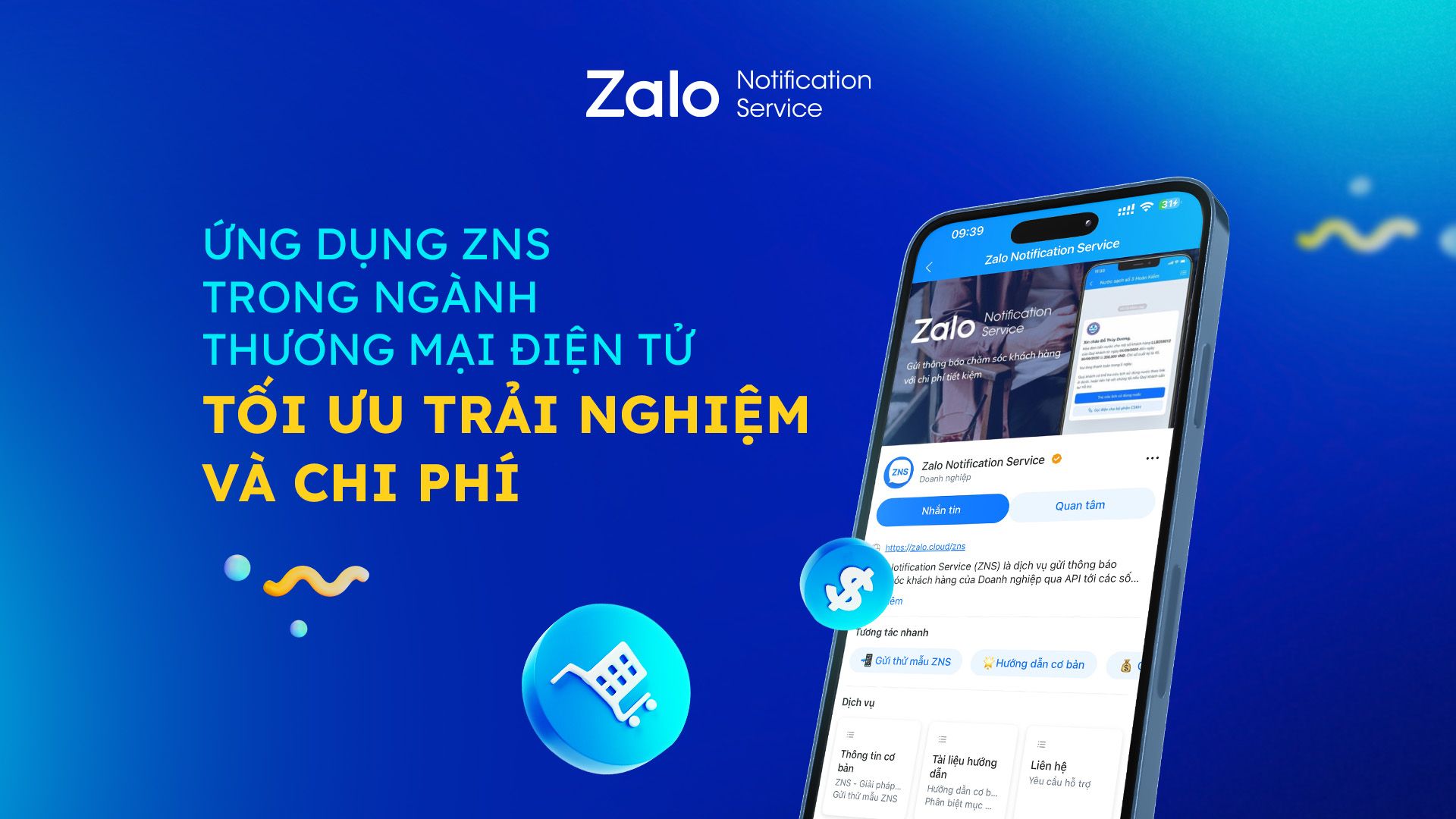 Gửi thông báo trong lĩnh vực E-commerce bằng ZNS